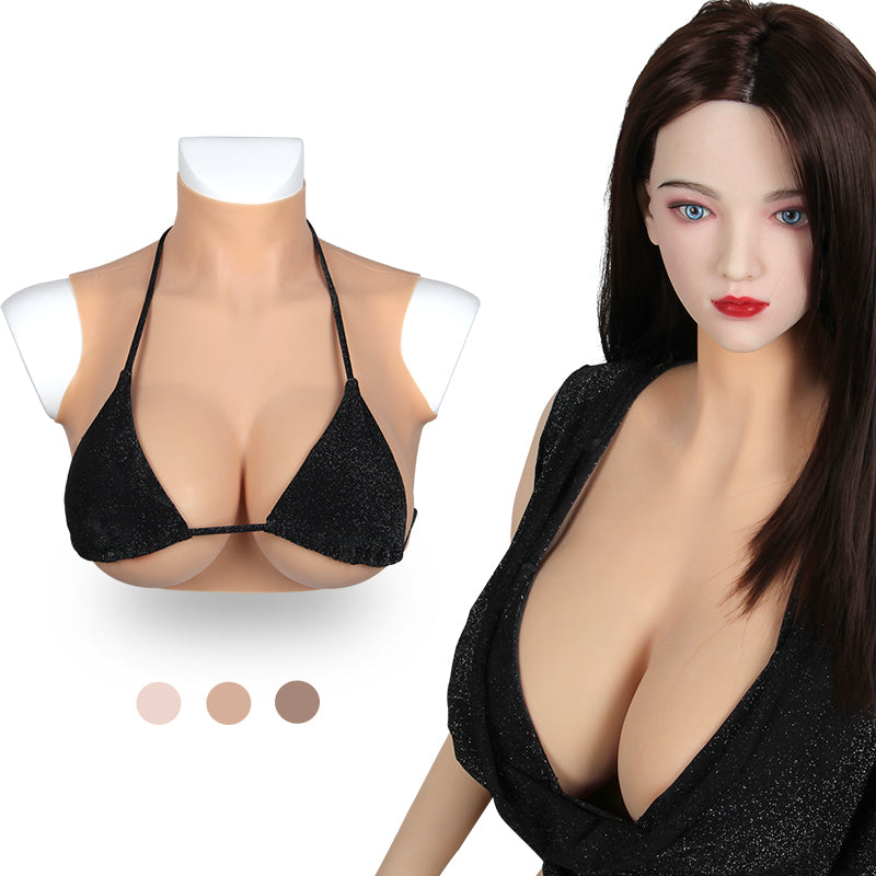 breast plate fake boobs B/C/D/E/F/G/H/S Cup