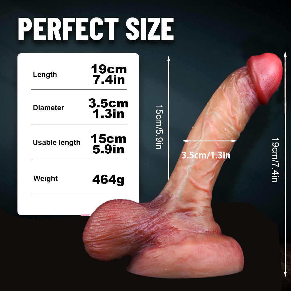 silicone fake dildo bend