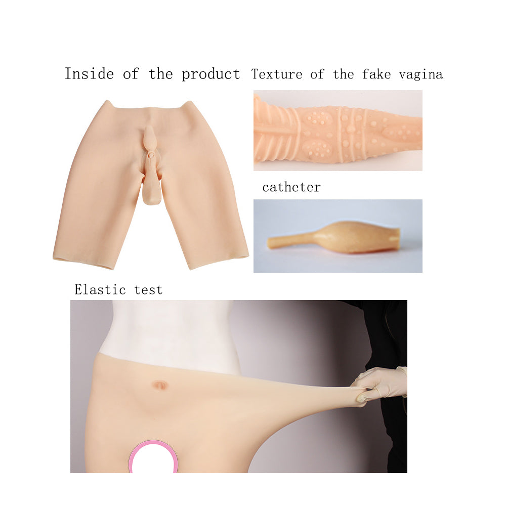 Silicone Hip Shaping Pants Vagina Panties