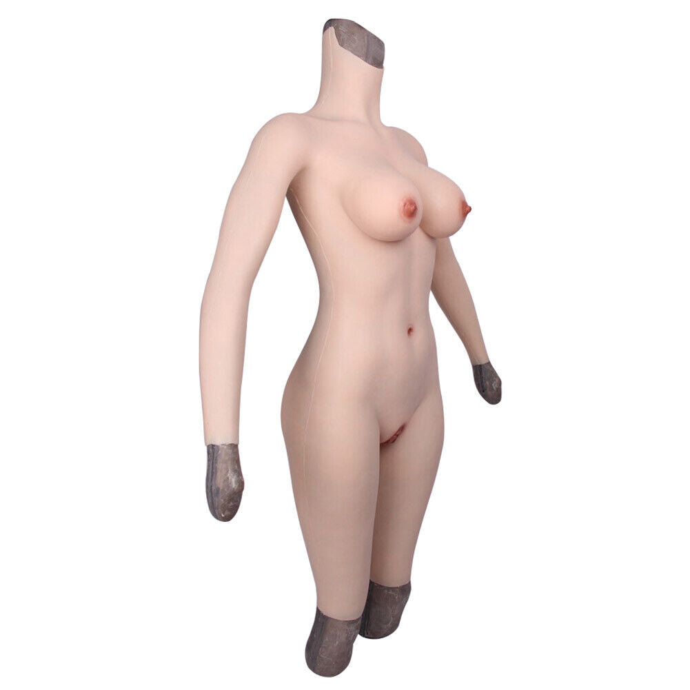Silicone Bodysuit Breast Forms D cup
