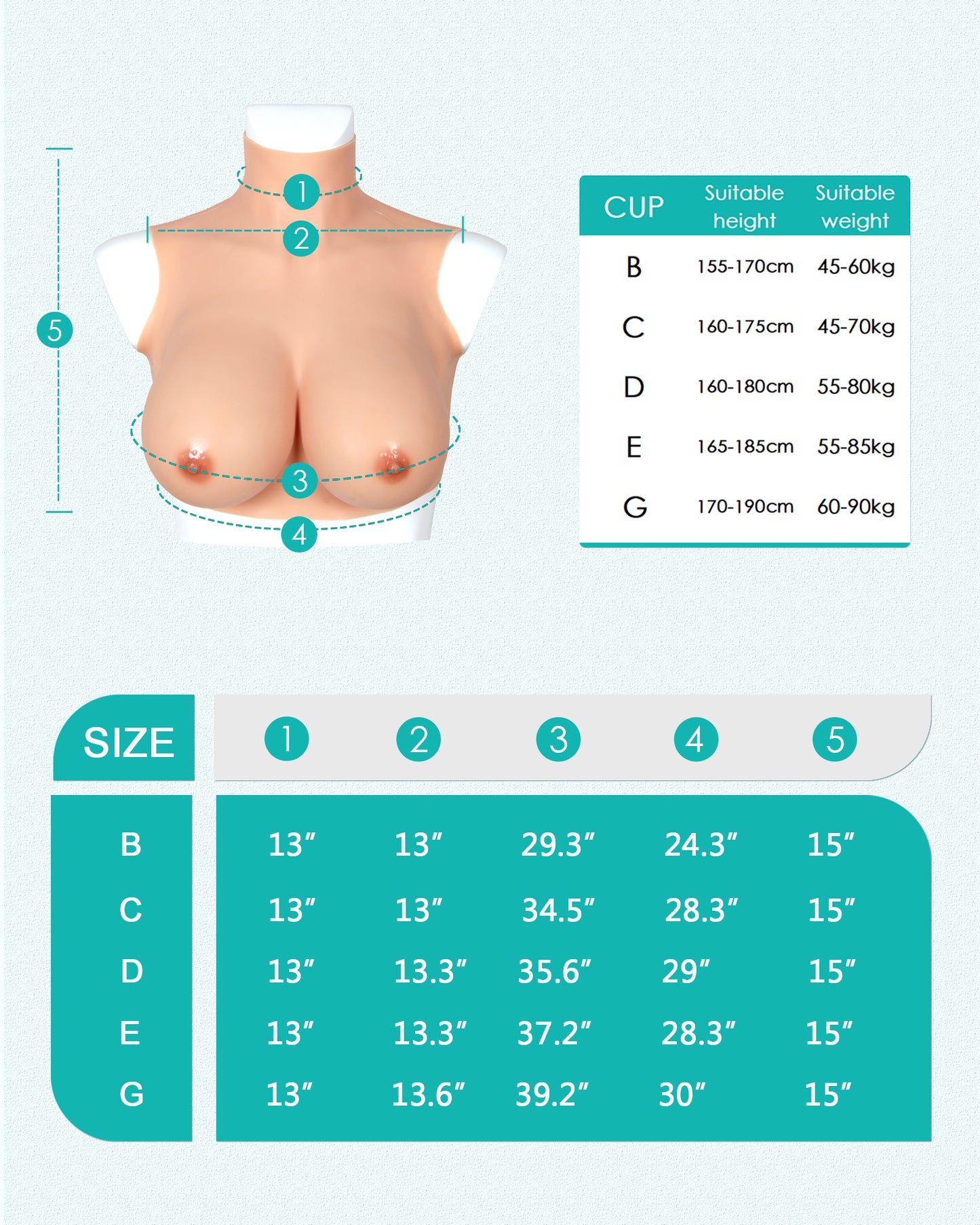Cosplay False Breast G cup