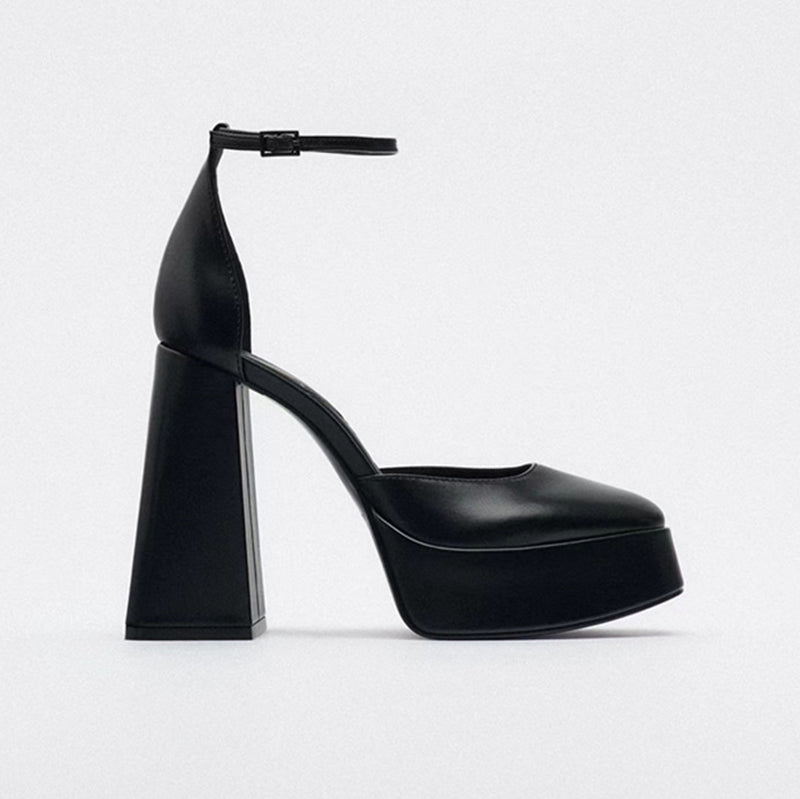 9cm Mary Jane ballet heels shoes